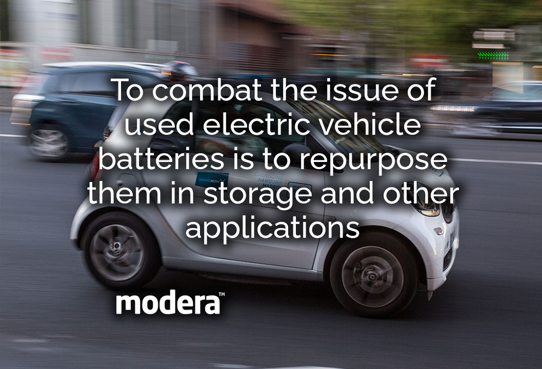 used electric vehicle batteries is to repurpose